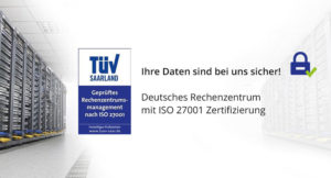 Datensicherheit Rechenzentrum ISO 27001 Zertifizierung